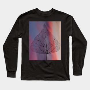 Leaf Skeleton Long Sleeve T-Shirt